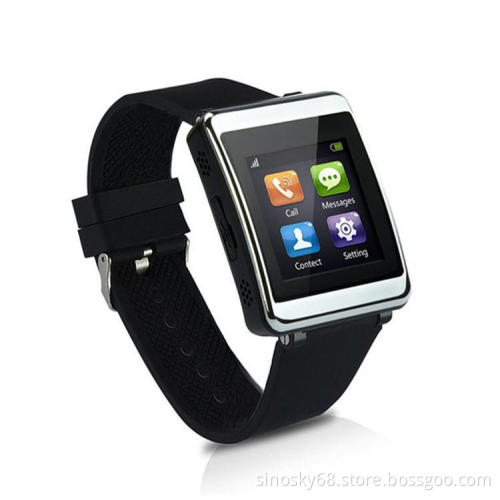 Smart Watch Sync Mobile Phone Capacitive Touch Screen Bluetooth Camera